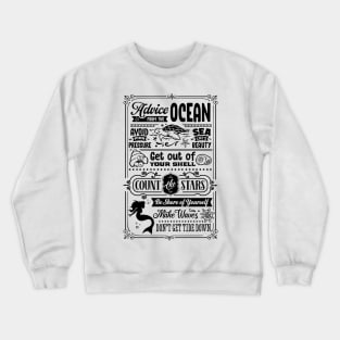 Advice From Ocean Crewneck Sweatshirt